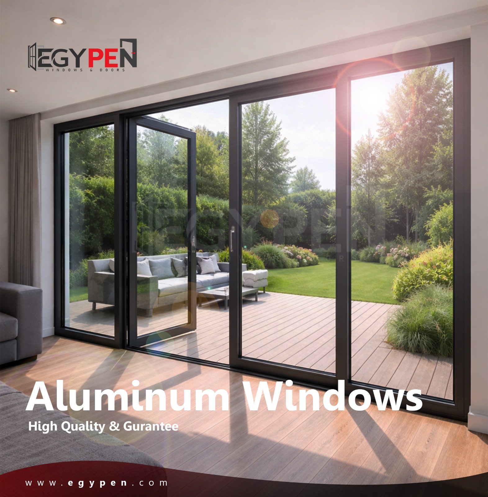 أبواب وشبابيك ألومنيوم - 2