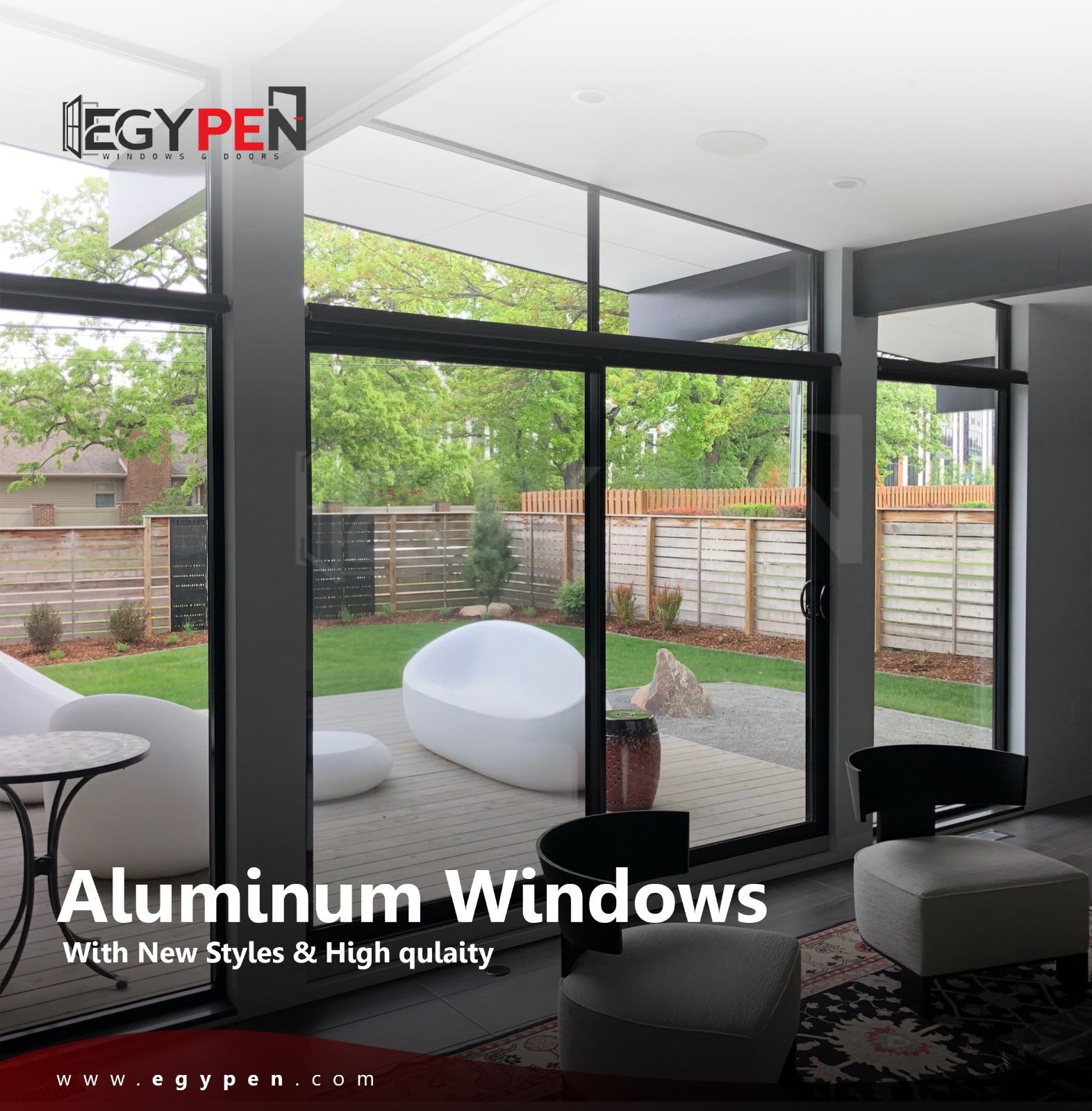 أبواب وشبابيك ألومنيوم - 3